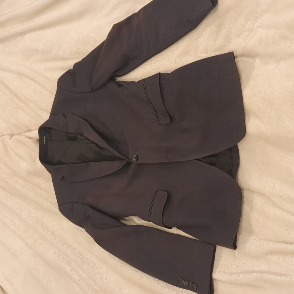 Egara Orange Extreme Slim Fit Charcoal Grey Two Piece Suit